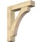 Ekena Millwork Legacy Block Rough Sawn Bracket w/ Offset Brace, Douglas Fir, 8"W x 38"D x 44"H BKT0806X38X44LEC05RDF - alternate 1